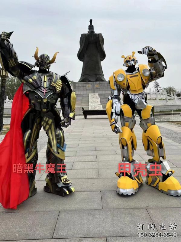 動漫牛魔王機器人雕塑