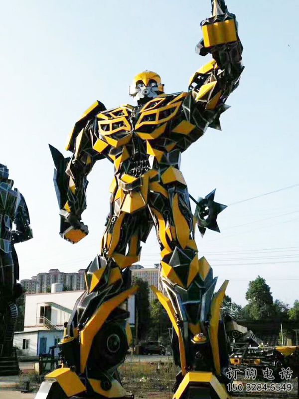 機甲機器人雕塑生產