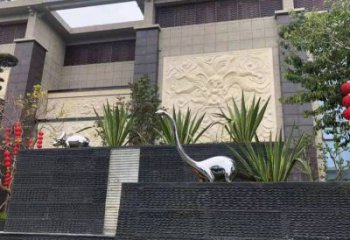 廣場恐龍雕塑供需，廣場雕塑，景觀鏡面恐龍雕塑定制