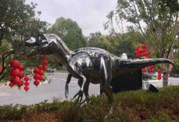 恐龍雕塑服務(wù)商，景觀雕塑，鏡面恐龍雕塑選定