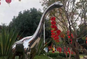 恐龍雕塑通用，花園小品，廣場鏡面恐龍雕塑廠家