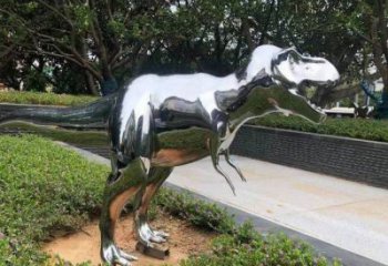 恐龍雕塑優(yōu)選，拋光藝術(shù)，景觀鏡面恐龍雕塑選用