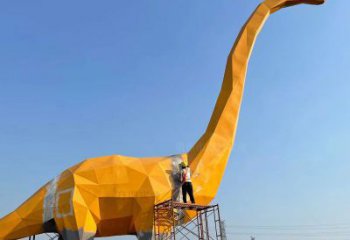 恐龍雕塑工廠優選，城市裝飾，景觀烤漆恐龍雕塑供給