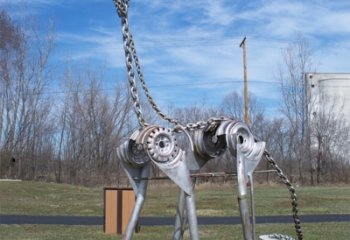 景觀恐龍雕塑選定，美陳雕塑，抽象恐龍骨架雕塑優選