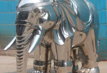 戶外大象雕塑通用，仿真藝術(shù)，景觀鏡面大象雕塑供應(yīng)