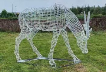 現(xiàn)代梅花鹿雕塑承接，歐式風(fēng)格，廣場(chǎng)燈光梅花鹿雕塑精選