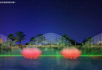 意向擺動水幕噴泉雕塑