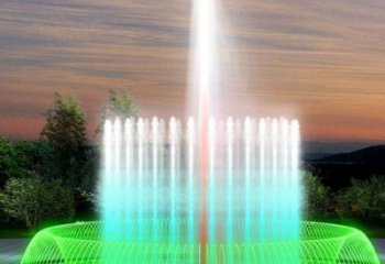 吸力程控水簾噴泉雕塑