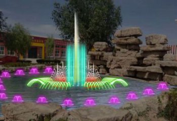 花樣噴注電影噴泉雕塑