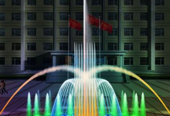 數碼旱地電影噴泉雕塑