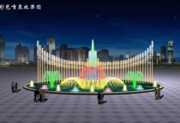 波光變頻噴泉雕塑，水景噴泉雕塑制造商