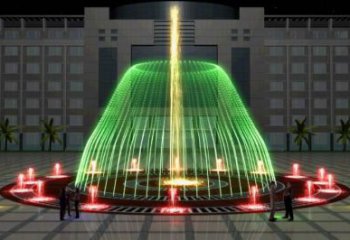 制作噴泉雕塑，燈光數控效果，公園噴泉雕塑生產