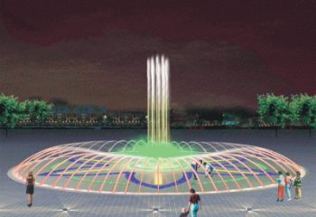 音樂水景搖擺噴泉雕塑，循環(huán)噴水模式噴泉雕塑生產(chǎn)