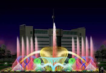 音樂水景搖擺噴泉雕塑，循環(huán)噴水模式噴泉雕塑提供