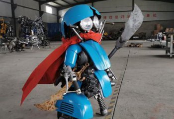 動漫機(jī)甲卡通人雕塑