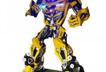 戶外抽象大黃蜂雕塑制作