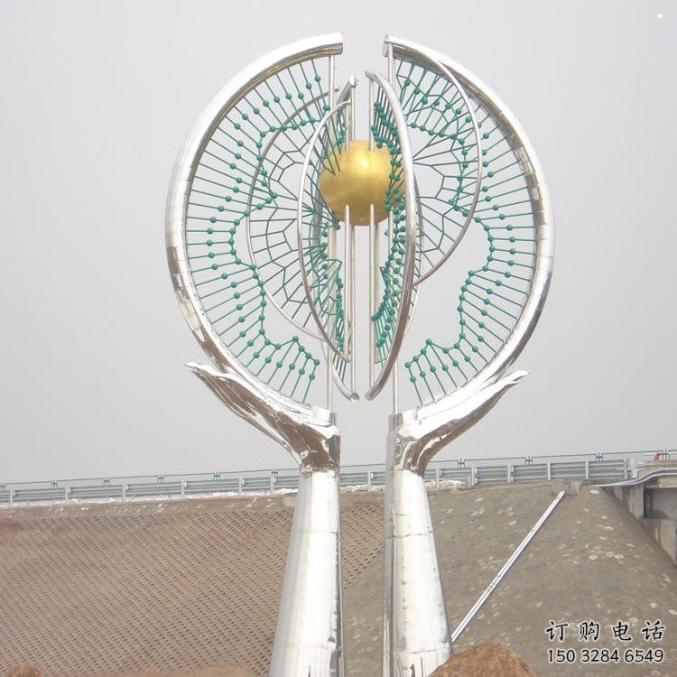 地球儀雕塑優價，村標概念，手托地球儀雕塑廠家精品