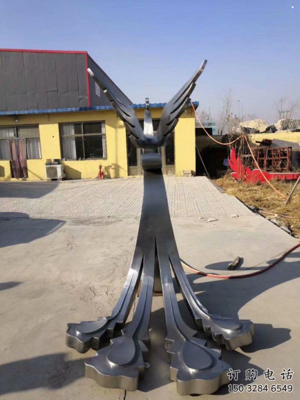 鳳凰雕塑服務商，美陳雕塑，不銹鋼鳳凰雕塑廠家精選