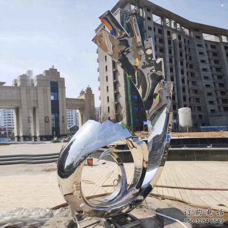 鳳凰雕塑定制，小區雕塑，不銹鋼鳳凰雕塑廠家提供