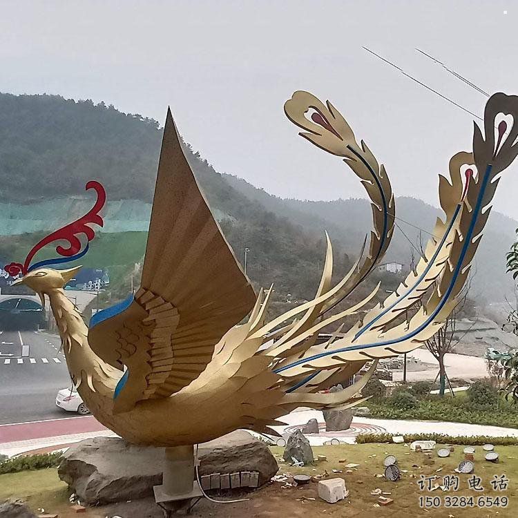 鳳凰雕塑生產商，街頭藝術，藝術發光鳳凰雕塑精選