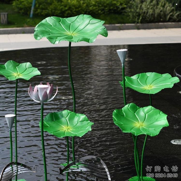 商業(yè)街荷葉雕塑