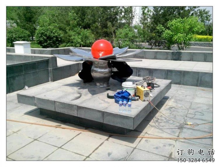 蓮花雕塑標準，景觀雕塑，不銹鋼蓮花雕塑廠家提供