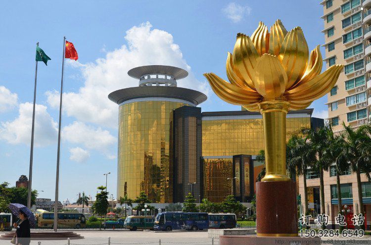 蓮花雕塑定制廠家，室外軟裝，銅蓮花雕塑生產商