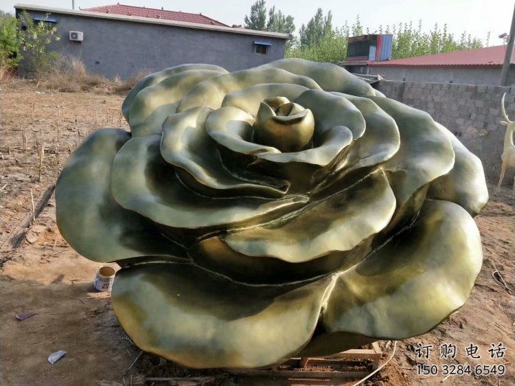 別墅區(qū)玫瑰雕塑