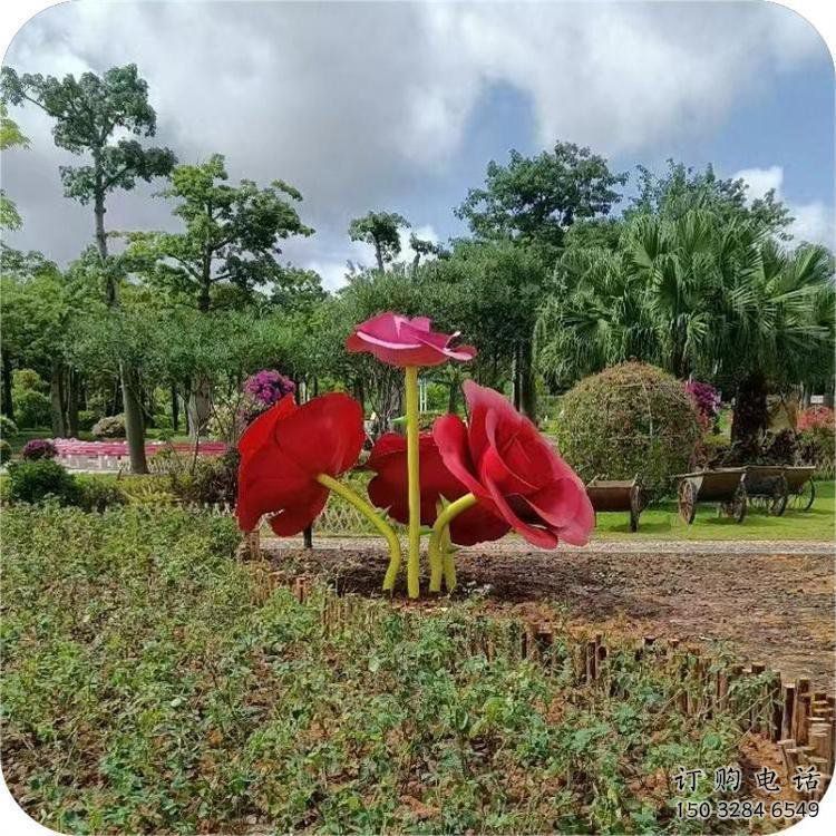 房地產玫瑰雕塑