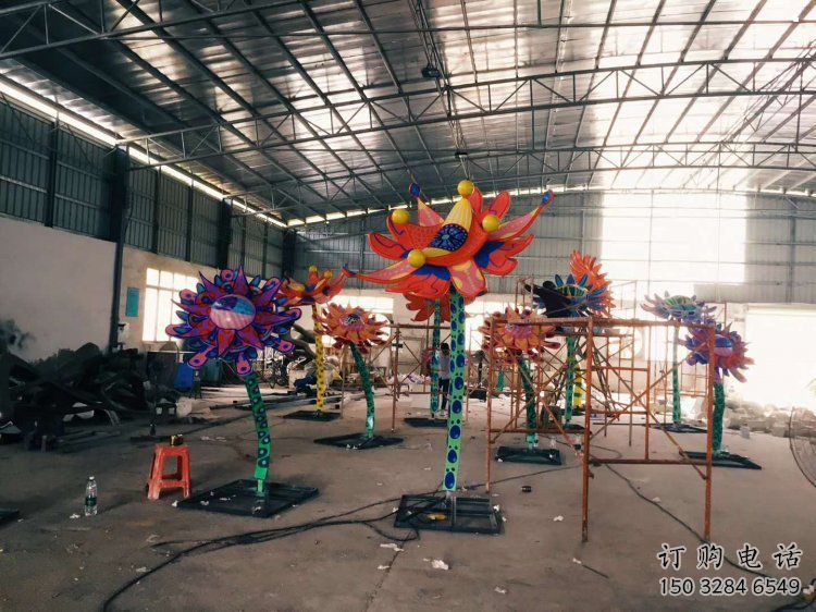 景觀太陽花雕塑供需，廣場雕塑，園林太陽花雕塑定制