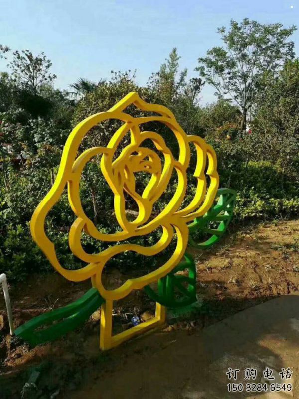 房地產(chǎn)月季花雕塑