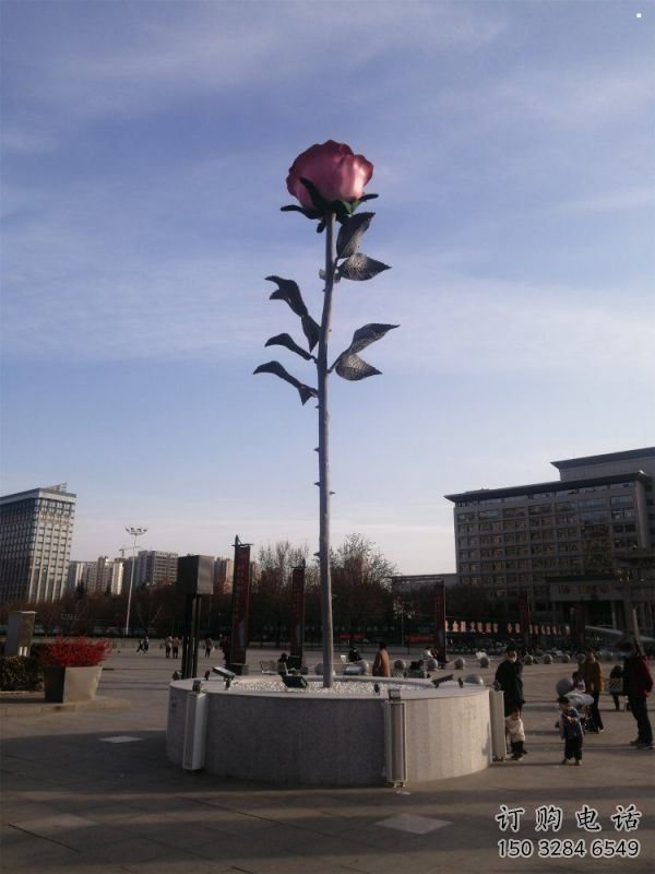 玫瑰雕塑