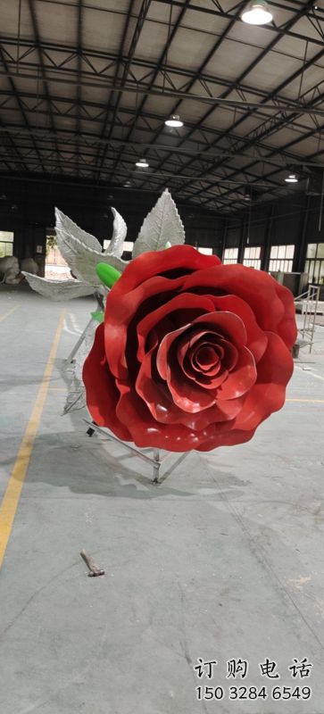 政府玫瑰雕塑