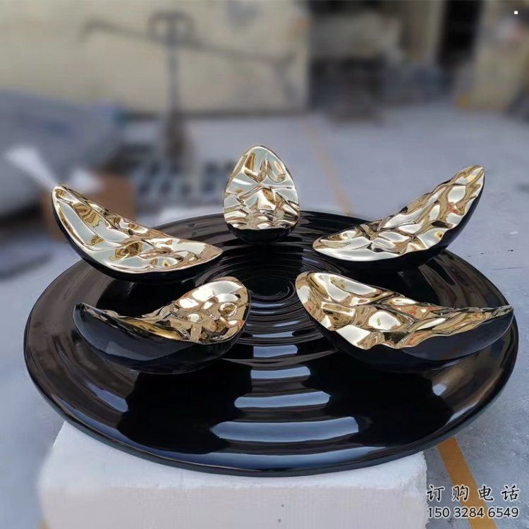 花瓣雕塑制作廠家，城市雕塑，不銹鋼花瓣雕塑生產