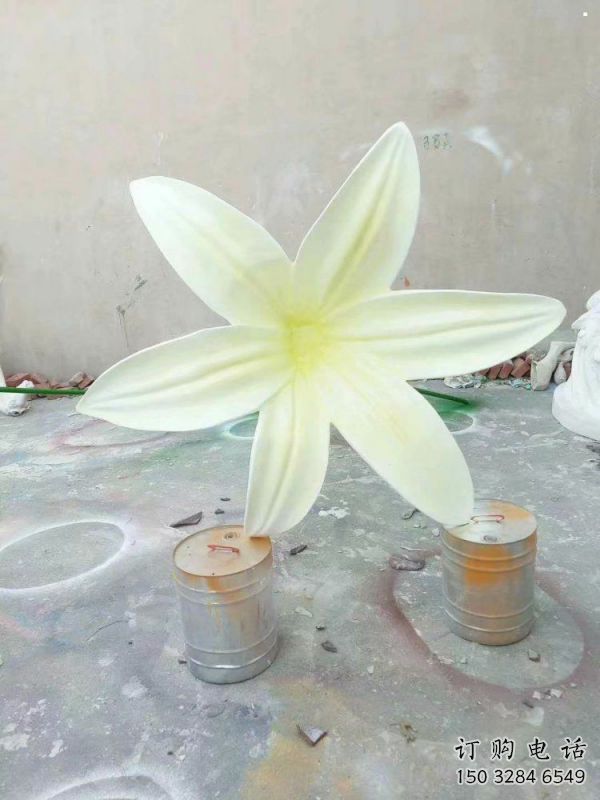 蘭花雕塑承接，鍛造工藝，蘭花花朵雕塑訂做廠家