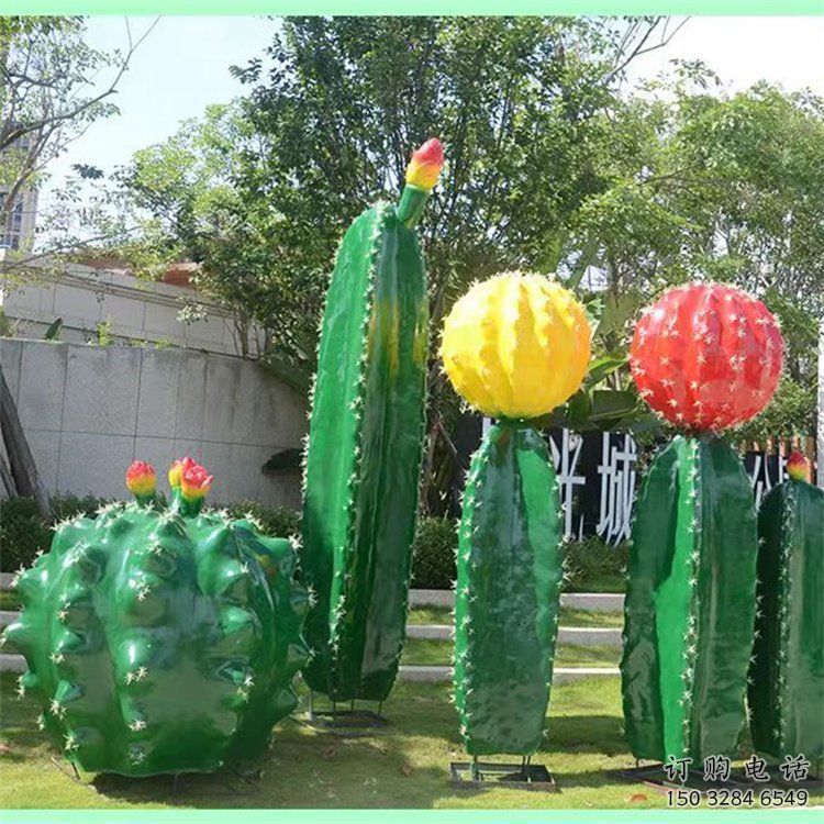 庭院仙人掌雕塑