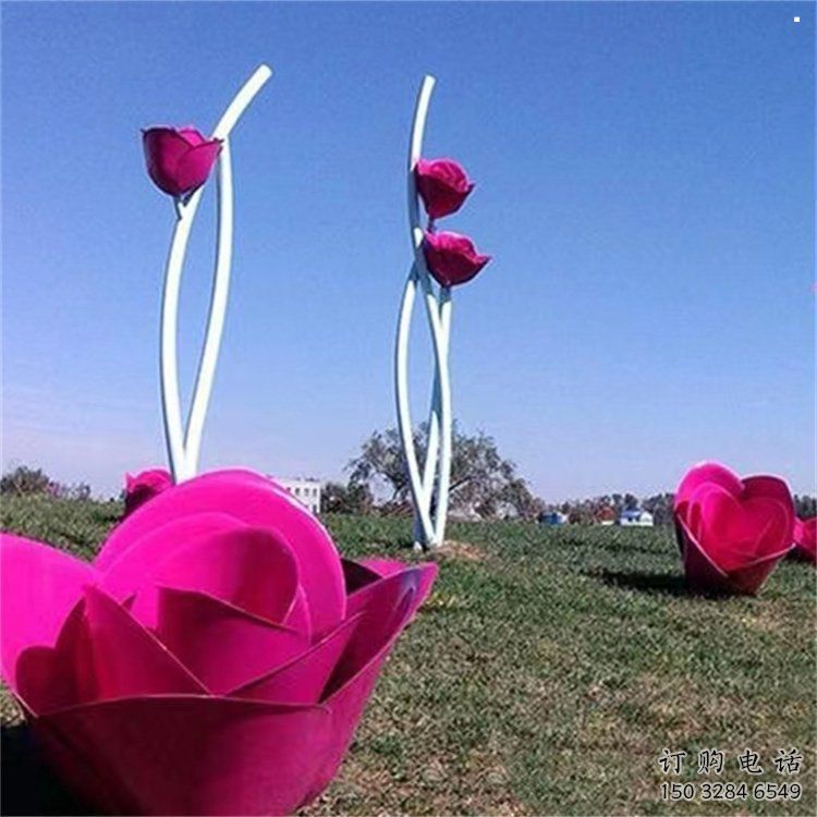 牡丹花雕塑優(yōu)選，圓雕體系，牡丹花花朵雕塑選定