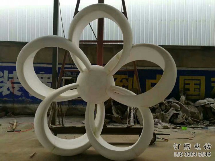 金銀花雕塑廠家，廣場(chǎng)系列，不銹鋼金銀花雕塑供需