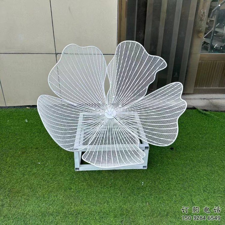 梨花雕塑供應(yīng)，景觀雕塑，美陳鏤空梨花雕塑素材制造