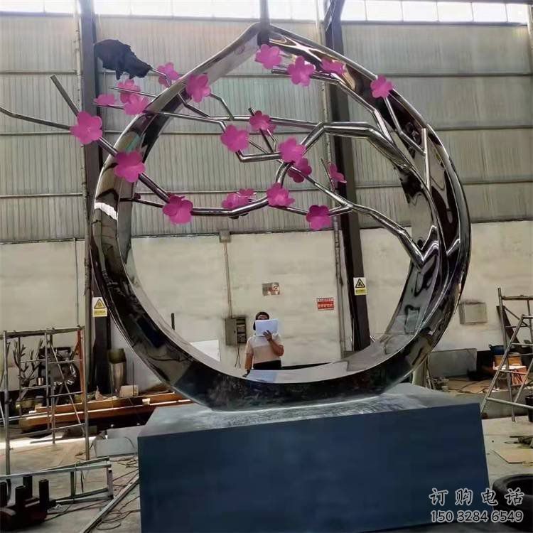 社區梅花雕塑常用，景觀概念，梅花雕塑異型展品