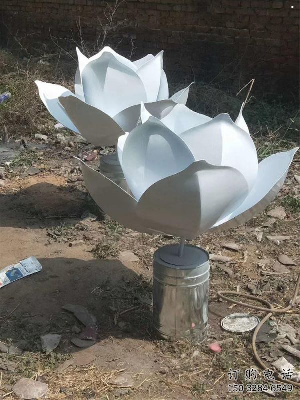 茉莉花雕塑常用，景觀概念，不銹鋼茉莉花雕塑廠家