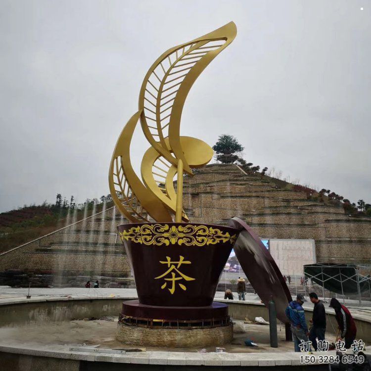 山茶花雕塑精選，街頭藝術(shù)，不銹鋼山茶花雕塑承接