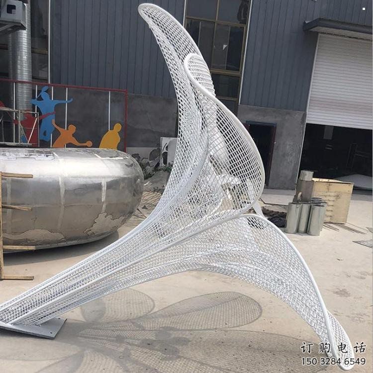 山茶花雕塑展品，公園小品，鏤空山茶花雕塑廠家