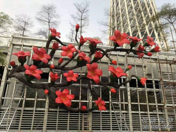 梧桐花雕塑通用，陸地擺件，各類梧桐花雕塑點擊