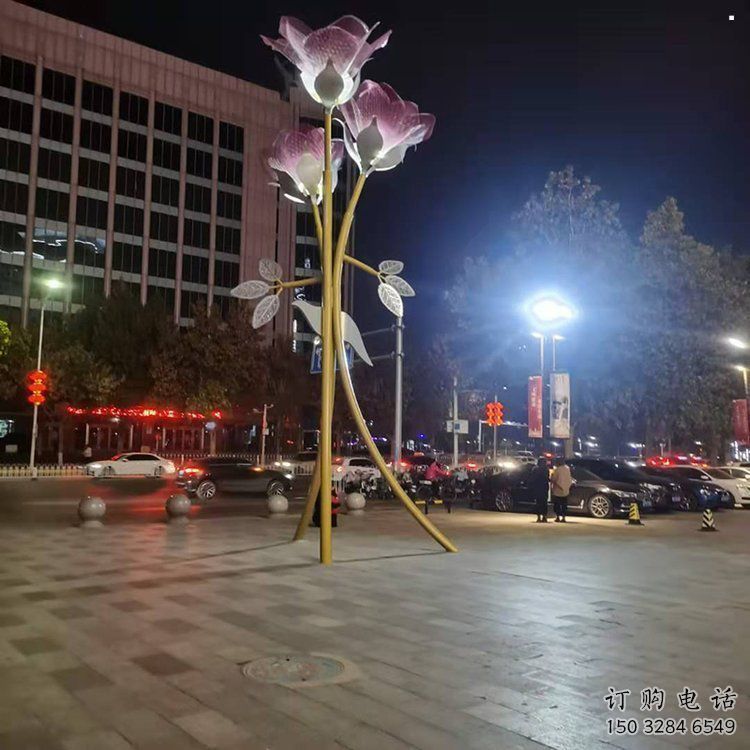 地產(chǎn)紫丁香雕塑定做，城區(qū)小品，景觀紫丁香雕塑定價