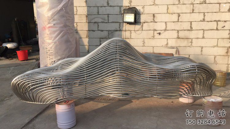 廣場景觀雕塑，假山水景雕塑，抽象效果