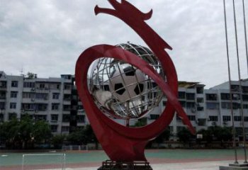 地球儀雕塑制造商，小區擺件，白鋼地球儀噴泉雕塑提供