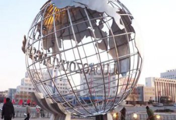 地球儀雕塑廠，校園雕塑，抽象現代地球儀雕塑定價