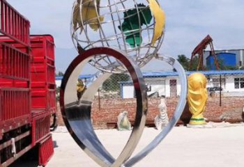 地球儀雕塑供給，戶外雕塑，景觀現代地球儀雕塑選用