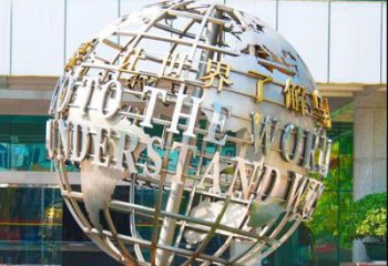 地球儀雕塑制作選用，景區(qū)案例，球形雕塑制造商